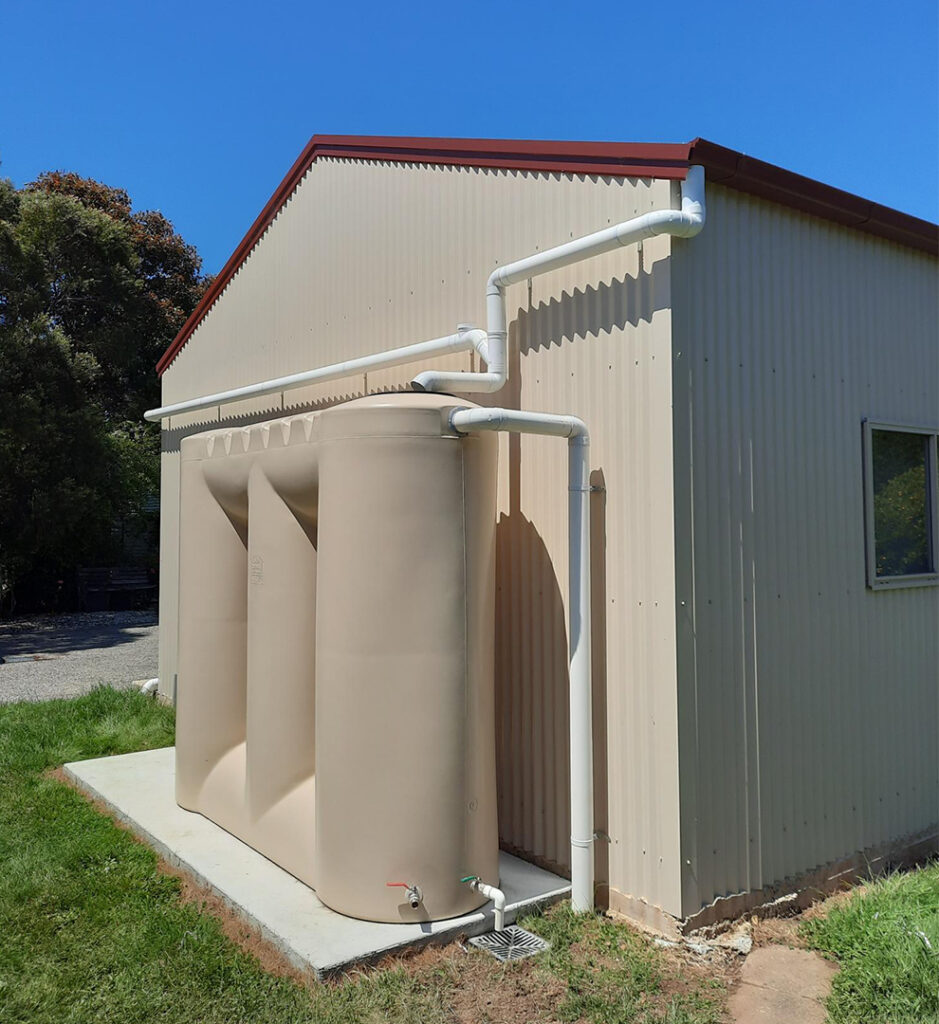 Rain water tank installation Hastings
